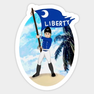 Battle of Sullivan’s Island (Small Design) Sticker